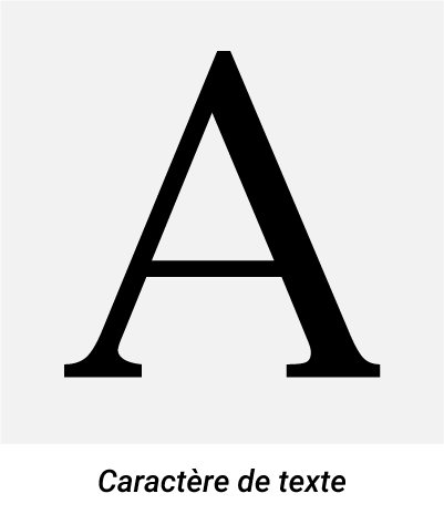 image représentant un A majuscule
